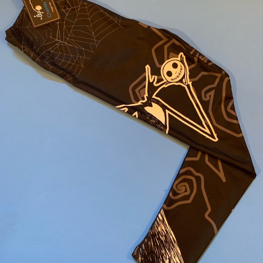 Jack skeleton leggings for kids